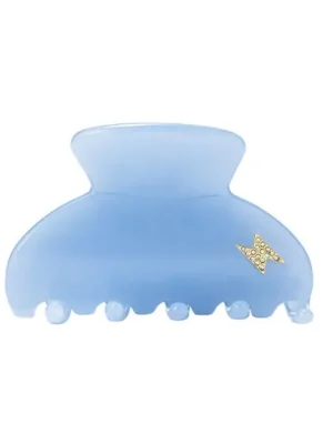 By Eloise Medium Hair Claw Bolt Light Blue . Akce
