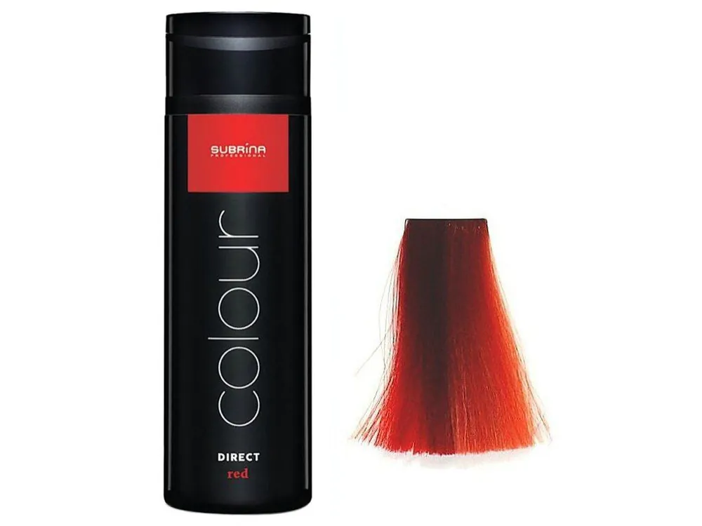 SUBRINA Direct Direct Red 200ml - Gelová barva na vlasy - červená Autentický