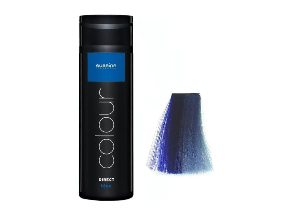 SUBRINA Direct Colour Blue 200ml - Gelová barva na vlasy - modrá Cenově Výhodný