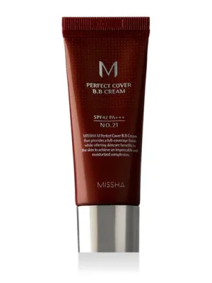 Akční Cena MISSHA M Perfect Cover BB Cream SPF 42 PA+++ (No. 21 Light Beige) 20 ml .