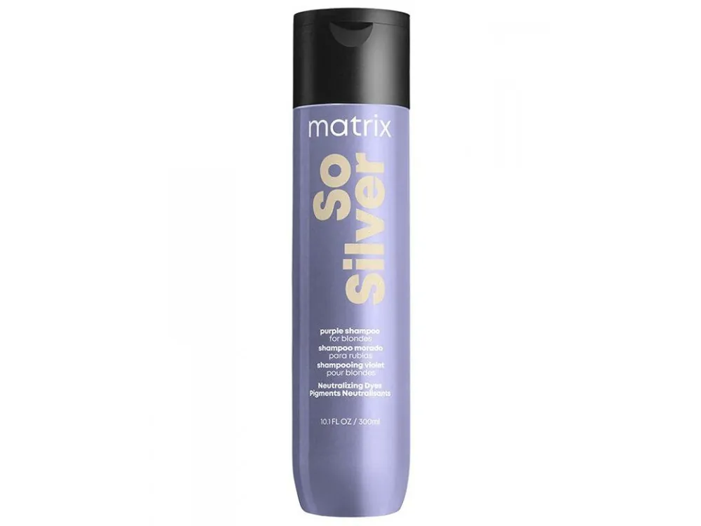 Akce MATRIX Total Results So Silver Shampoo Color Obsessed 300ml - šampon pro blond a melírované vlasy
