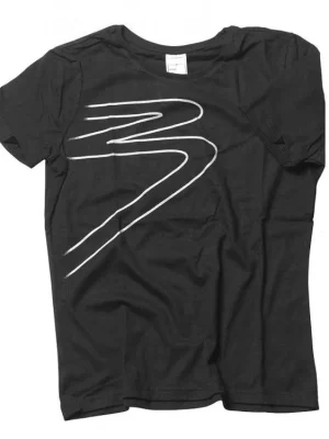 Horká Nabídka BLACK Pomůcky Černé triko s potiskem B (logo Black) - velikost L