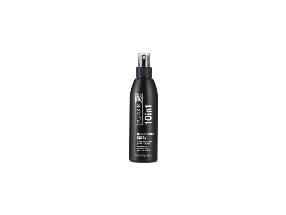 BLACK Péče 10 in 1! Maschera Spray 200ml - maska ve spreji s keratinem a panthenolem Ověřený