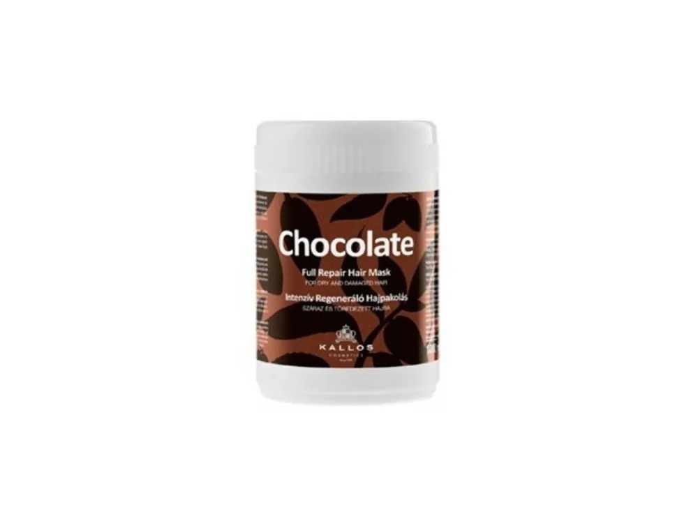 KALLOS Chocolate Repair Mask 1000ml - kúra na suché lámavé vlasy Ihned K Objednání