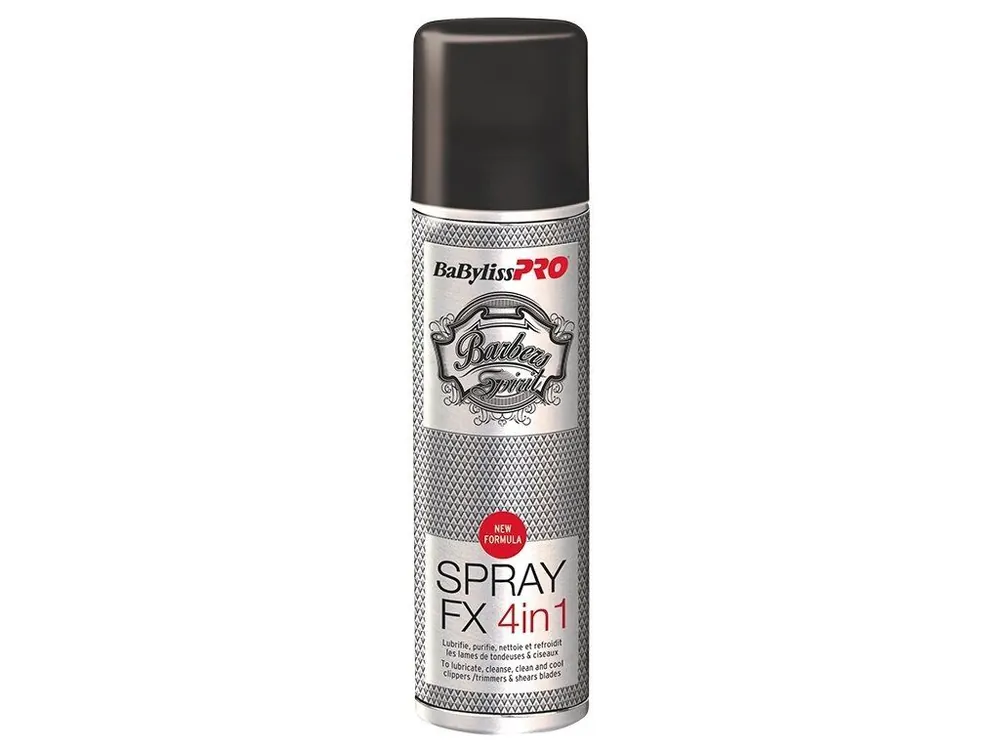 Tovární Cena BABYLISS PRO Clippers Forfex Spray FX 4v1 technický sprej - čistí, maže, chladí a dezinfikuje