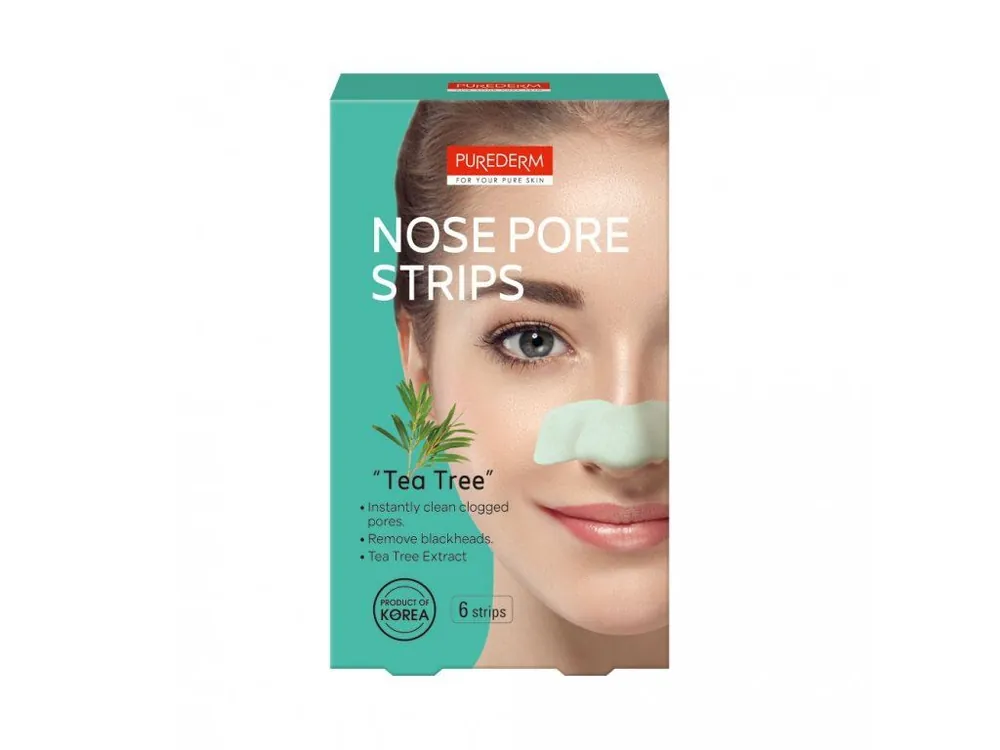 Ihned K Objednání Purederm Čisticí pásky na nos Tea tree, 6 ks