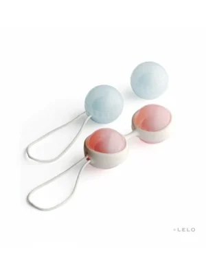 Lelo Luna Venušiny kuličky růžová/modrá 8,9x3,5x1,6 cm Cenový Hit