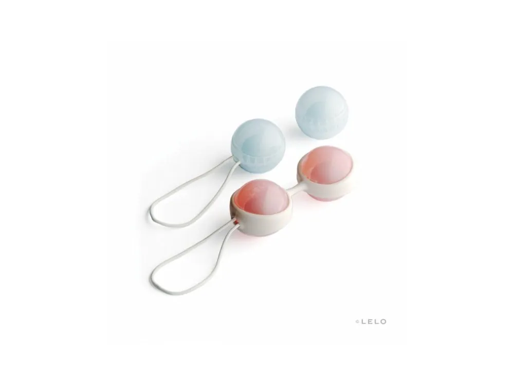 Lelo Luna Venušiny kuličky růžová/modrá 8,9x3,5x1,6 cm Cenový Hit