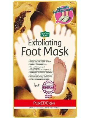 Purederm Pedikúra Samoslupovací zábal na nohy, 1 pár ponožek, 2ks Výhodná Nabídka