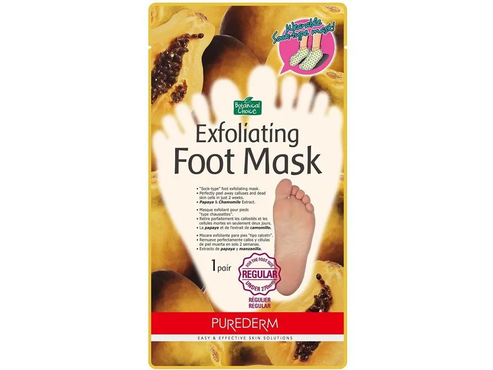 Purederm Pedikúra Samoslupovací zábal na nohy, 1 pár ponožek, 2ks Výhodná Nabídka