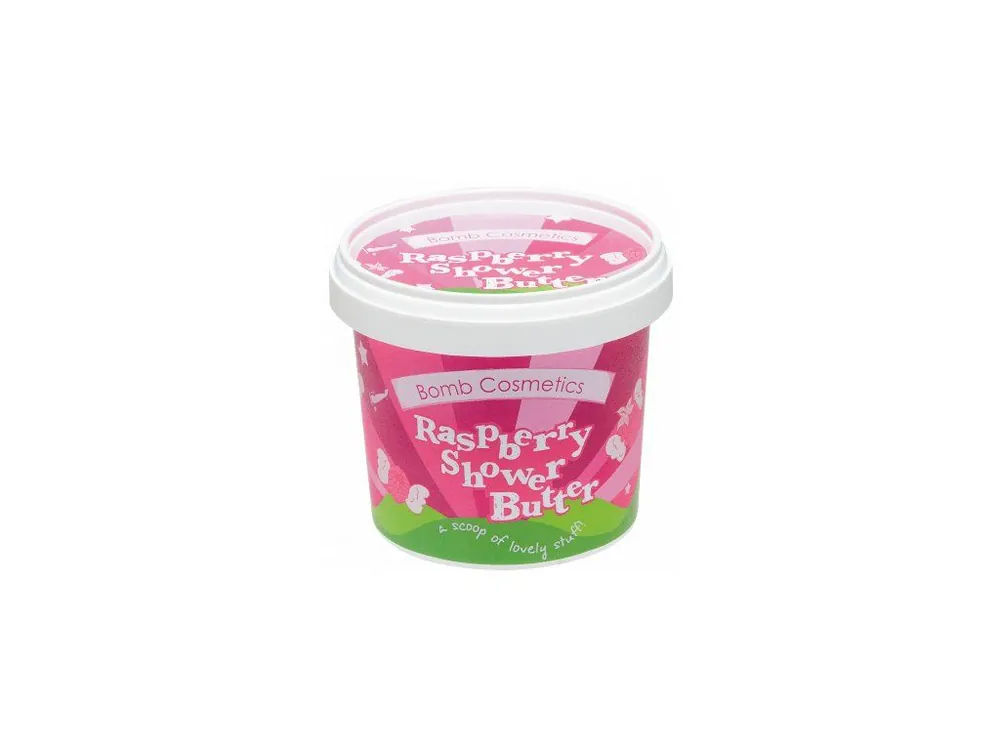 Super Cena Bomb cosmetics Sprchový krém Malina pro extrémně suchou pleť 240 g