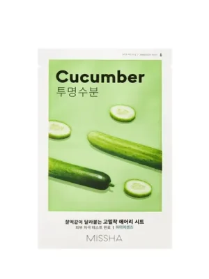 Značkový MISSHA Airy Fit Sheet Mask Cucumber 19 g