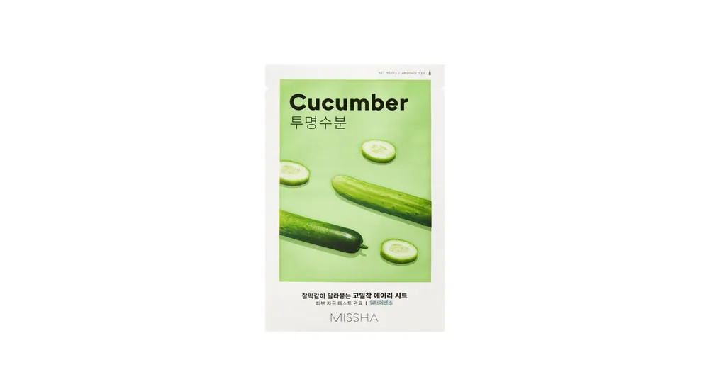Značkový MISSHA Airy Fit Sheet Mask Cucumber 19 g