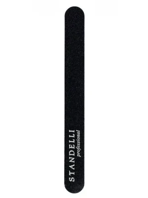 Standelli Professional Pilník na nehty, černý, profesionální, hrubost 100/180, 1ks Výhodná Nabídka