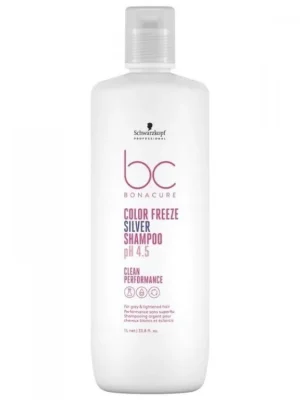 SCHWARZKOPF BC Color Freeze pH 4.5 Silver Shampoo 1000ml - stříbrný šampon na melír vlasy Novinka