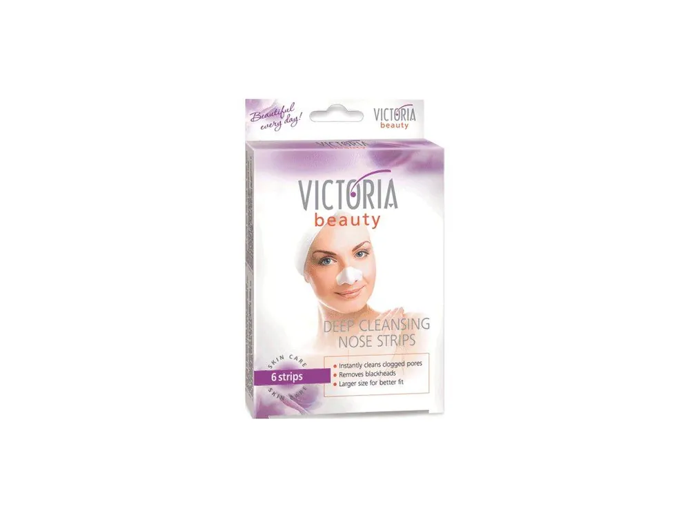 Bezpečná Platba Victoria Beauty Čisticí pásky na nos, 6 ks