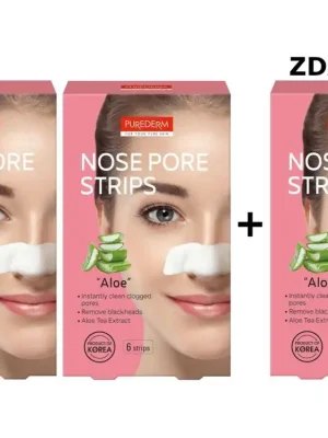 Purederm Čisticí pásky na nos Aloe Vera, AKCE 2+1 ZDARMA, 18 ks Značkový