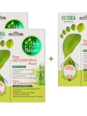 Nejlepší Cena Victoria Beauty Detoxikační náplasti na nohy, AKCE 2+1 ZDARMA, 3 ks