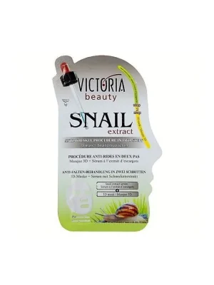 Nejlepší Volba Victoria Beauty Snail Extract Omlazující 3D pleťová maska se šnečím extraktem