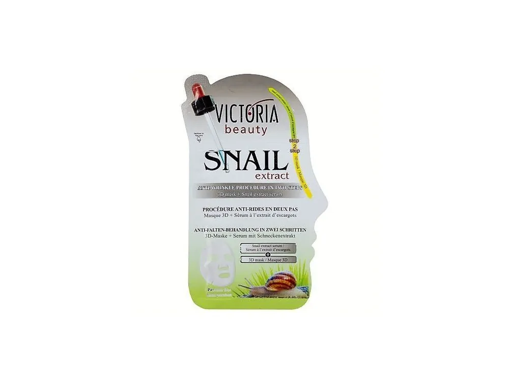 Nejlepší Volba Victoria Beauty Snail Extract Omlazující 3D pleťová maska se šnečím extraktem