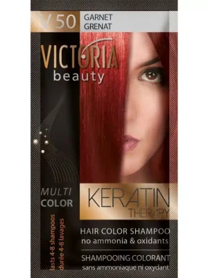 Victoria Beauty Keratin Therapy Tónovací šampon na vlasy V 50, Garnet, 4-8 umytí Super Cena