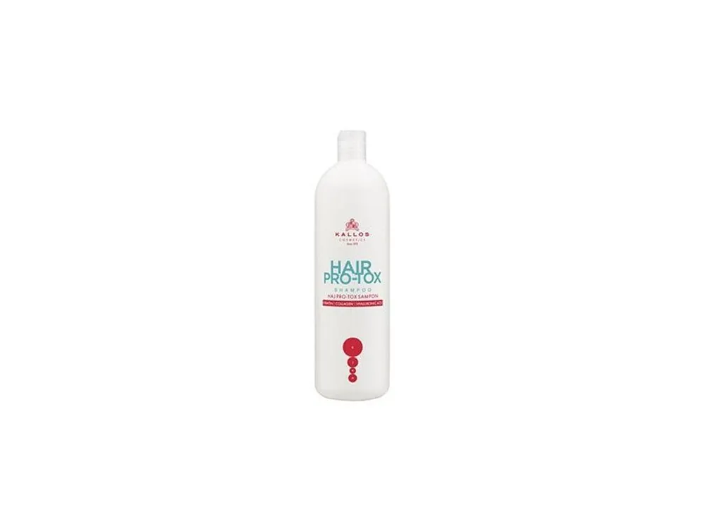 KALLOS KJMN Hair Pro-Tox Shampoo 1000ml - šampon s kolagenem, keratinem a kyselinou hyaluronovou Zlevněný