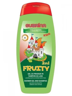 Vrácení Zdarma SUBRÍNA For Kids Fruity 2v1 250ml - dětský sprchový gel a šampon 2v1