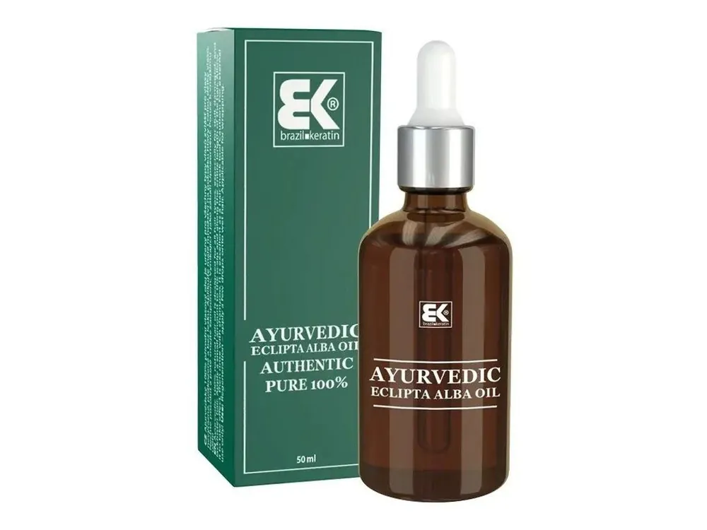 BRAZIL KERATIN Ayurvedic Eclipta Alba Oil 50ml - regenerační olejová kúra pro růst vlasů Kup Teď
