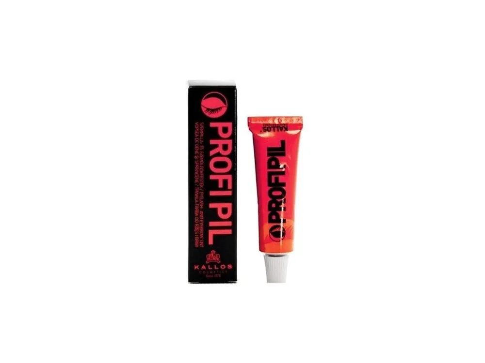 Poslední Šance KALLOS Cosmetics Profi Pil Brown 15ml - barva na řasy a obočí - hnědá
