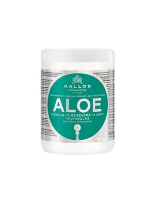 KALLOS KJMN Aloe Hair Mask 1000ml - hydratační maska s Aloe Vera na suché vlasy Zlevněný