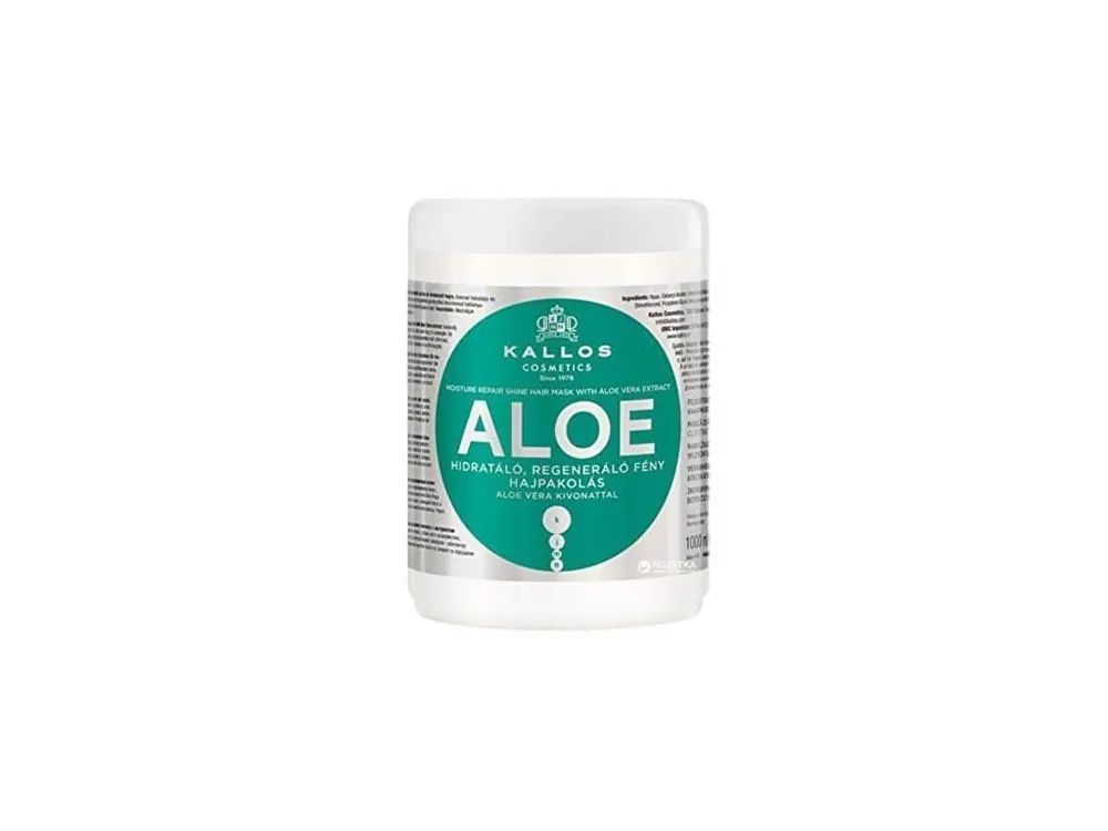 KALLOS KJMN Aloe Hair Mask 1000ml - hydratační maska s Aloe Vera na suché vlasy Zlevněný