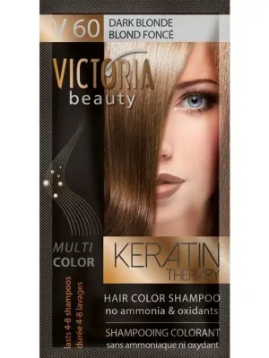 Doprava Zdarma Victoria Beauty Keratin Therapy Tónovací šampon na vlasy V 60, Dark blonde, 4-8 umytí