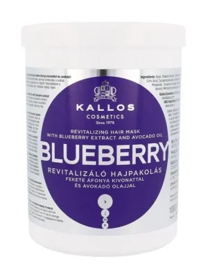 KALLOS KJMN Blueberry Hair Mask 1000ml - maska a chemicky poškozené vlasy Cenový Hit