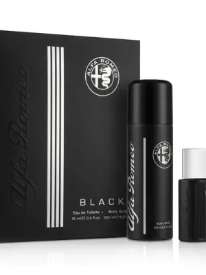 Alfa Romeo Black EDT 15 ml + tělový sprej 150 ml M Cenový Hit