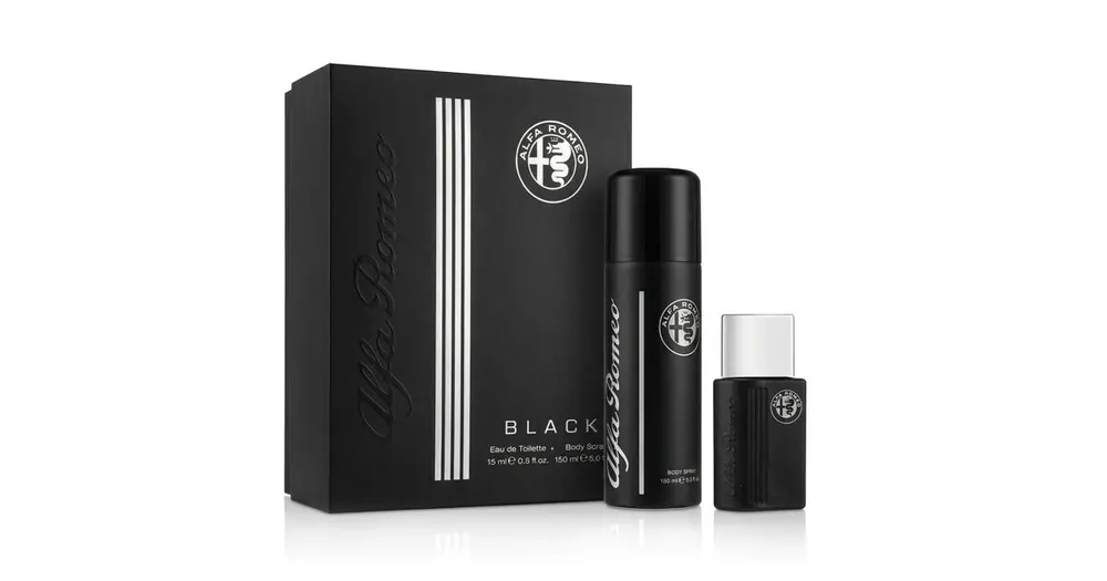 Alfa Romeo Black EDT 15 ml + tělový sprej 150 ml M Cenový Hit