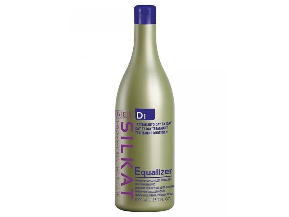 BES Silkat D1 Equalizer Shampoo 1000ml - šampon na vlasy pro každodenní použití Omezená Nabídka