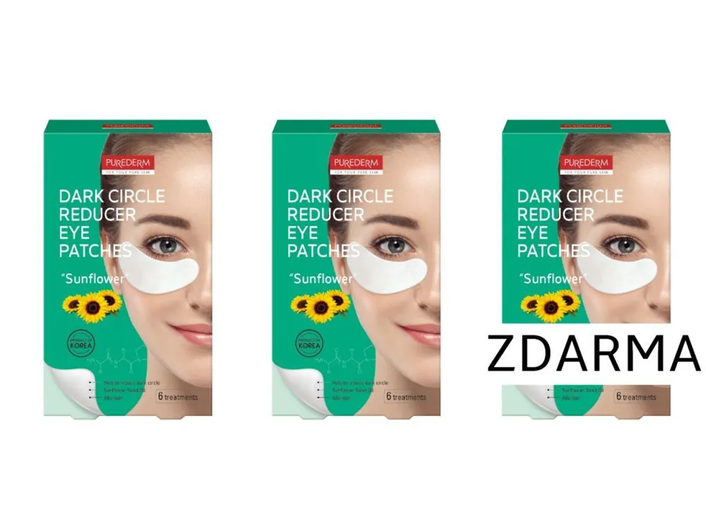 Objednat Nyní Purederm Gelové náplasti proti černým kruhům Slunečnice, AKCE 2+1 ZDARMA, 36 ks