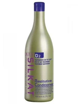 BES Silkat D2 Restitutive Conditioner 1000ml - regenerační kondicioner na vlasy Oblíbený