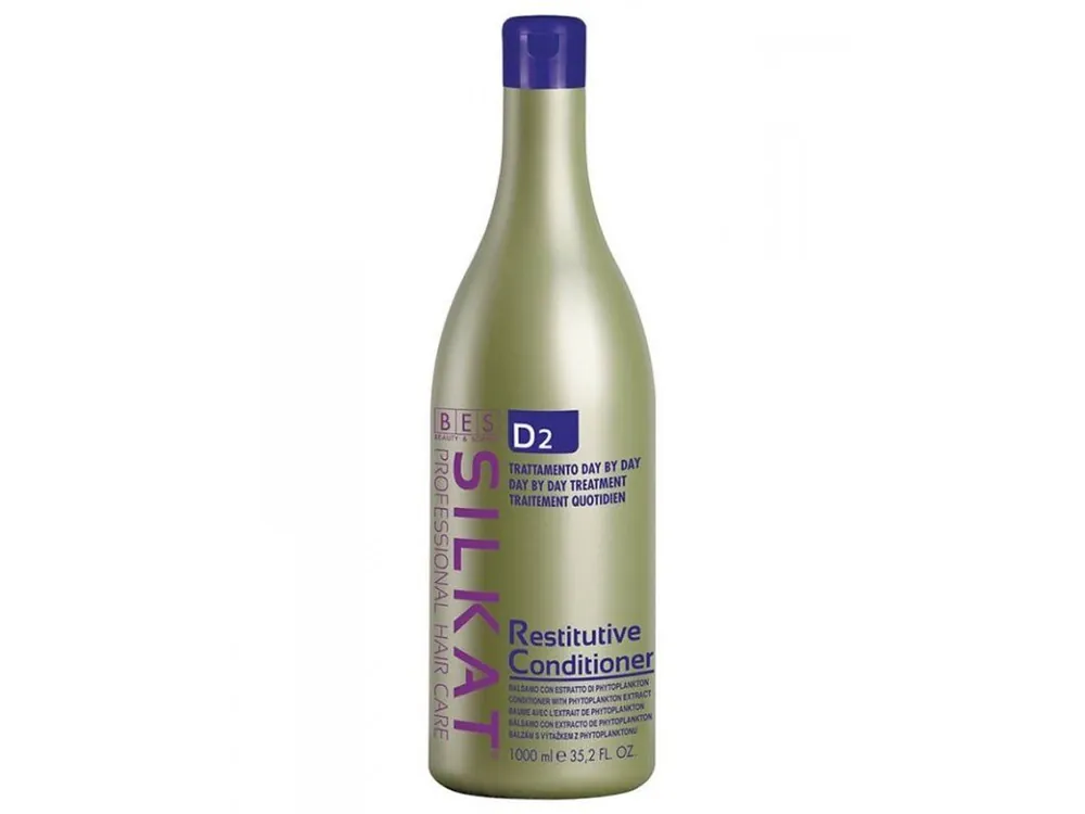 BES Silkat D2 Restitutive Conditioner 1000ml - regenerační kondicioner na vlasy Oblíbený