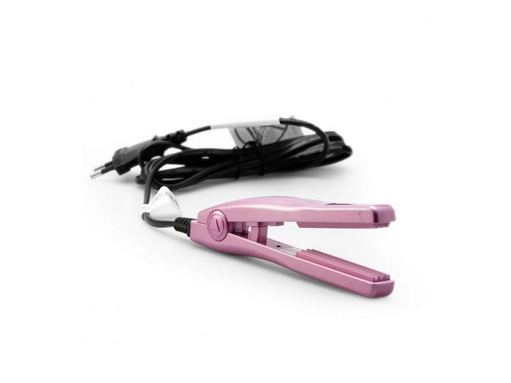 Mini VOLUME IRON Compact Styling 15x60mm - cestovní mini krepovačka na cesty - růžová Top Prodej