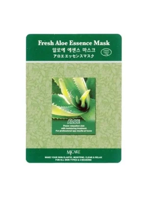 Časově Omezené MJ CARE Fresh Aloe Pleťová maska s Aloe - uzdravuje, ochlazuje a zjemňuje pokožku