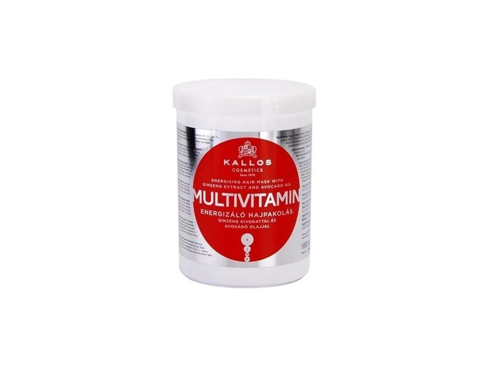 Super Cena KALLOS KJMN Multivitamin Hair Mask 1000ml - posilující maska na suché vlasy