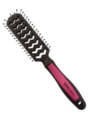 Víkendová Akce DUKO Professional Magenta Brush 248x49mm - profi rozčesávací kartáč na vlasy 7 řad