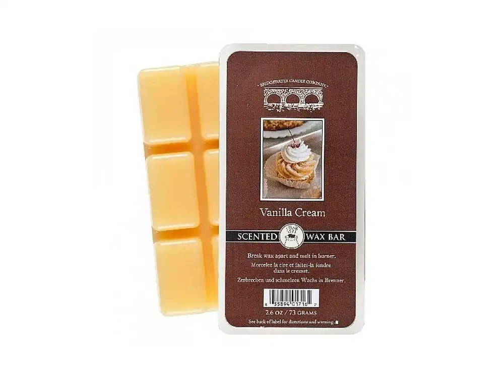 Bridgewater Candle Company Vonný vosk Vanilla Cream (vanilkový krém), 80 hodin Vysoce Kvalitní