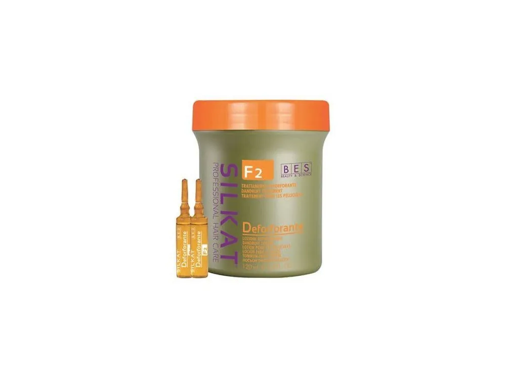 BES Silkat F2 Deforforante Lotion 12x10ml - tonikum proti lupům Časově Omezené