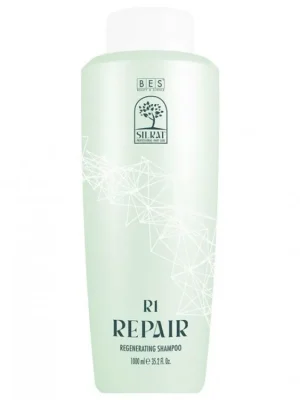 BES Silkat R1 Repair Primer Shampoo 1000ml - čistící šampon pro suché a poškozené vlasy Akční Nabídka