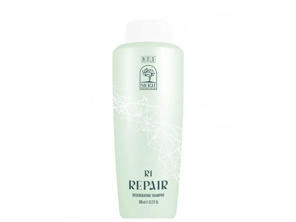 BES Silkat R1 Repair Primer Shampoo 300ml - čistící šampon pro suché a poškozené vlasy Finální Výprodej