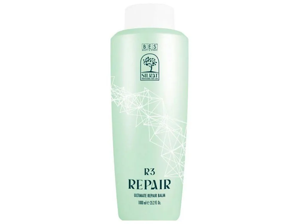 BES Silkat R3 Ultimate Repair Balm 1000ml - Rekonstrukční krém pro velmi poškozené vlasy Nejlepší Volba