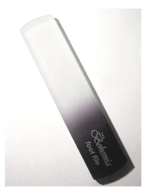 Levný BOHEMIA CRYSTAL Škrabka na paty - dvojí hrubost -160mm - černá