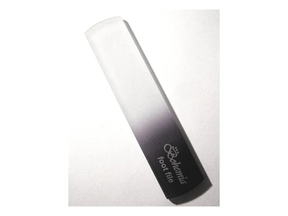 Levný BOHEMIA CRYSTAL Škrabka na paty - dvojí hrubost -160mm - černá